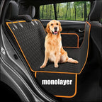 Orange Single-layer Hard Board Rear Seat Pet Travel Car Pet Mat Pet Car Bed