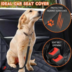 Orange Single-layer Hard Board Rear Seat Pet Travel Car Pet Mat Pet Car Bed